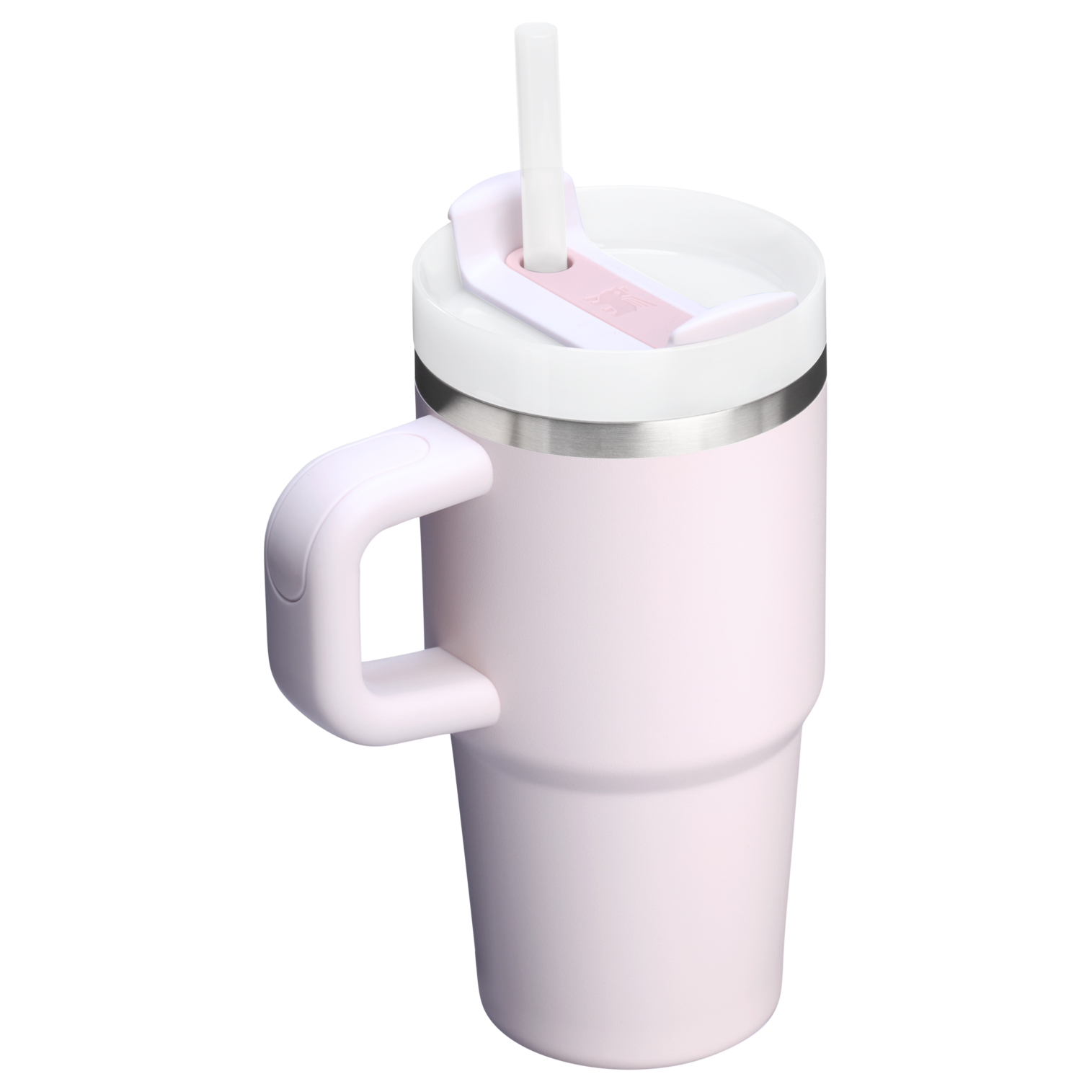Splash-Resistant FlowState The Quencher H2.O Flowstate Tumbler | Stanley Create D274S - Double-Wall Vacuum Insulated Travel Tumbler with Straw Detail