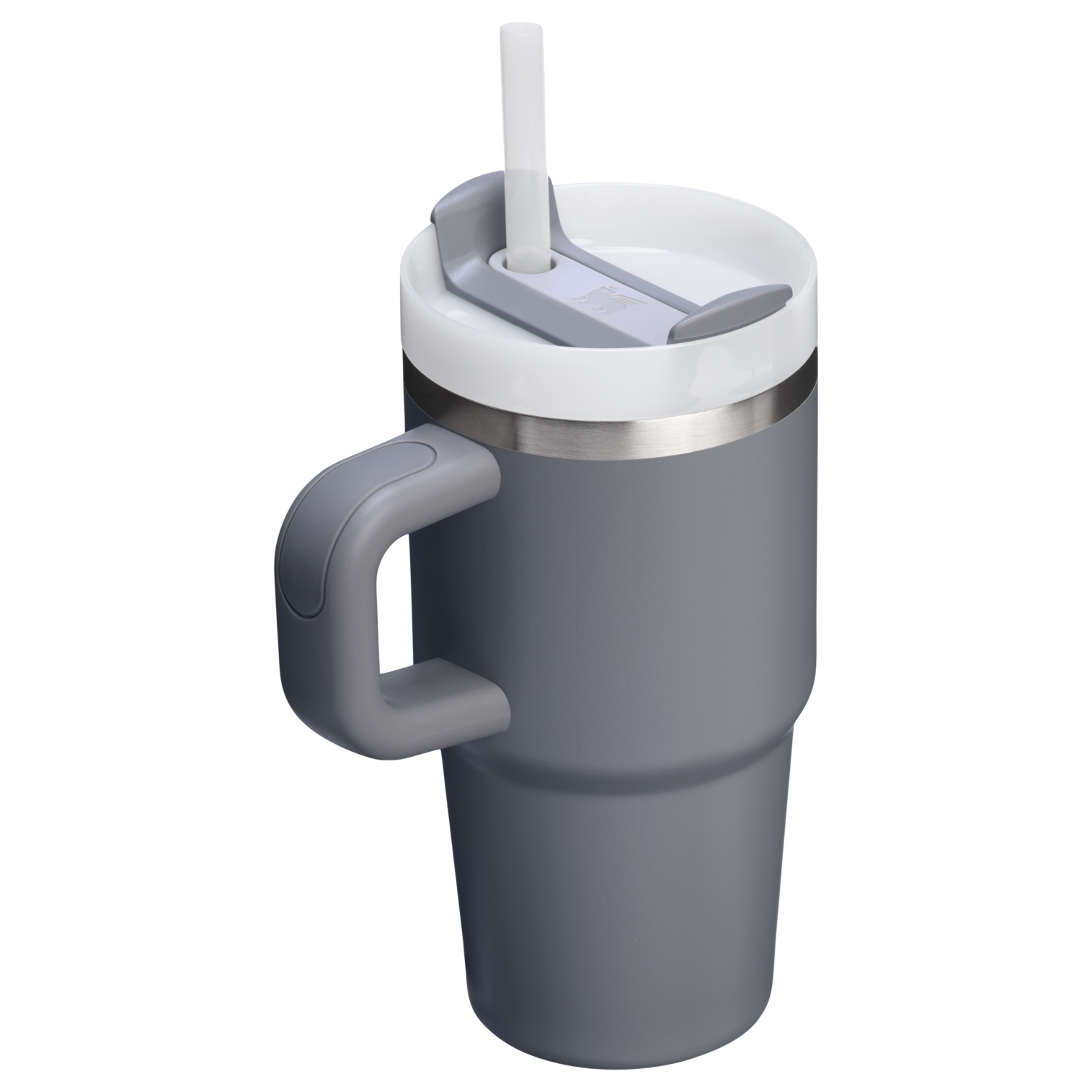 Double-Wall Vacuum The Quencher H2.O Flowstate Tumbler with Handle | Stanley Create D309N - Double-Wall Vacuum Insulated Travel Tumbler with Straw Detail