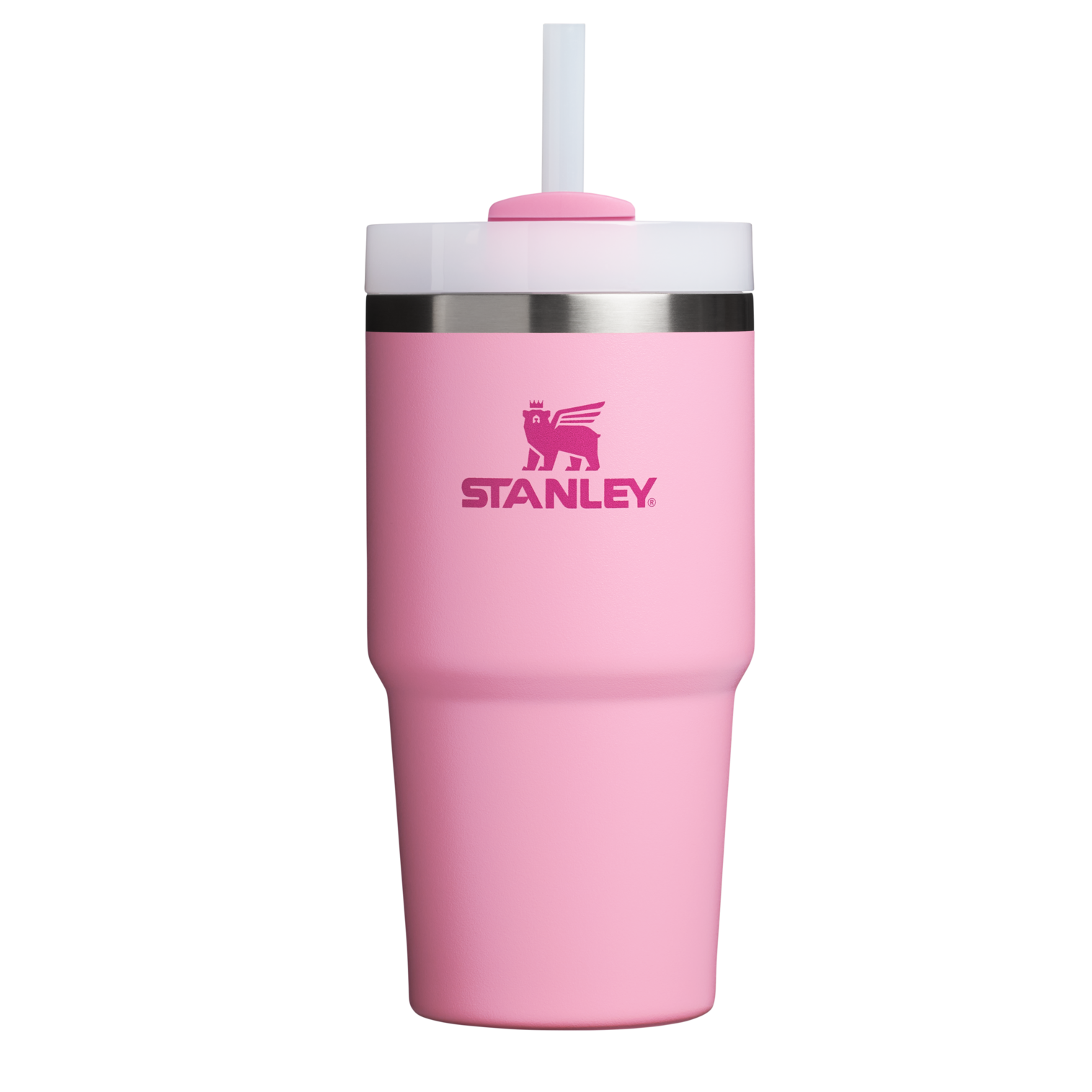Double-Wall Vacuum The Quencher H2.0 Flowstate Tumbler D030T - Double-Wall Vacuum Insulated Travel Tumbler with Straw - Ash
