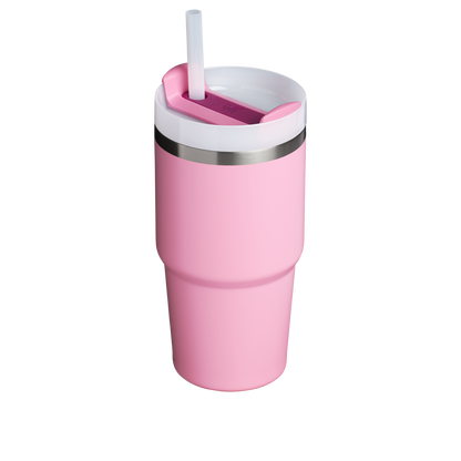 Double-Wall Vacuum The Quencher H2.0 Flowstate Tumbler D030T - Double-Wall Vacuum Insulated Travel Tumbler with Straw Detail