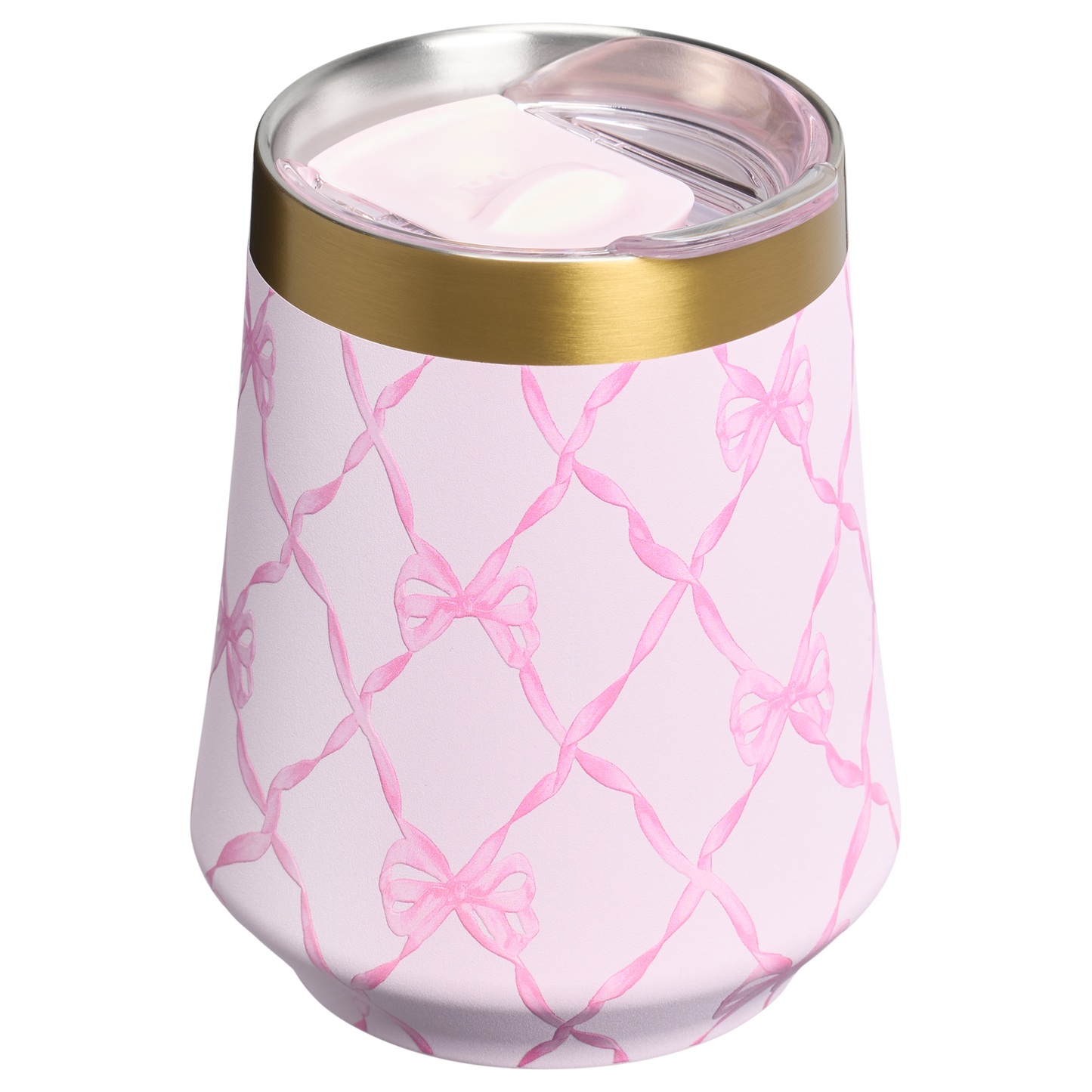 Vacuum Insulated Wine Stanley 1913 x LoveShackFancy Holiday Reserve Wine Tumbler D204X - Shatterproof Flavor-Preserving Cocktail Tumbler with Lid Detail