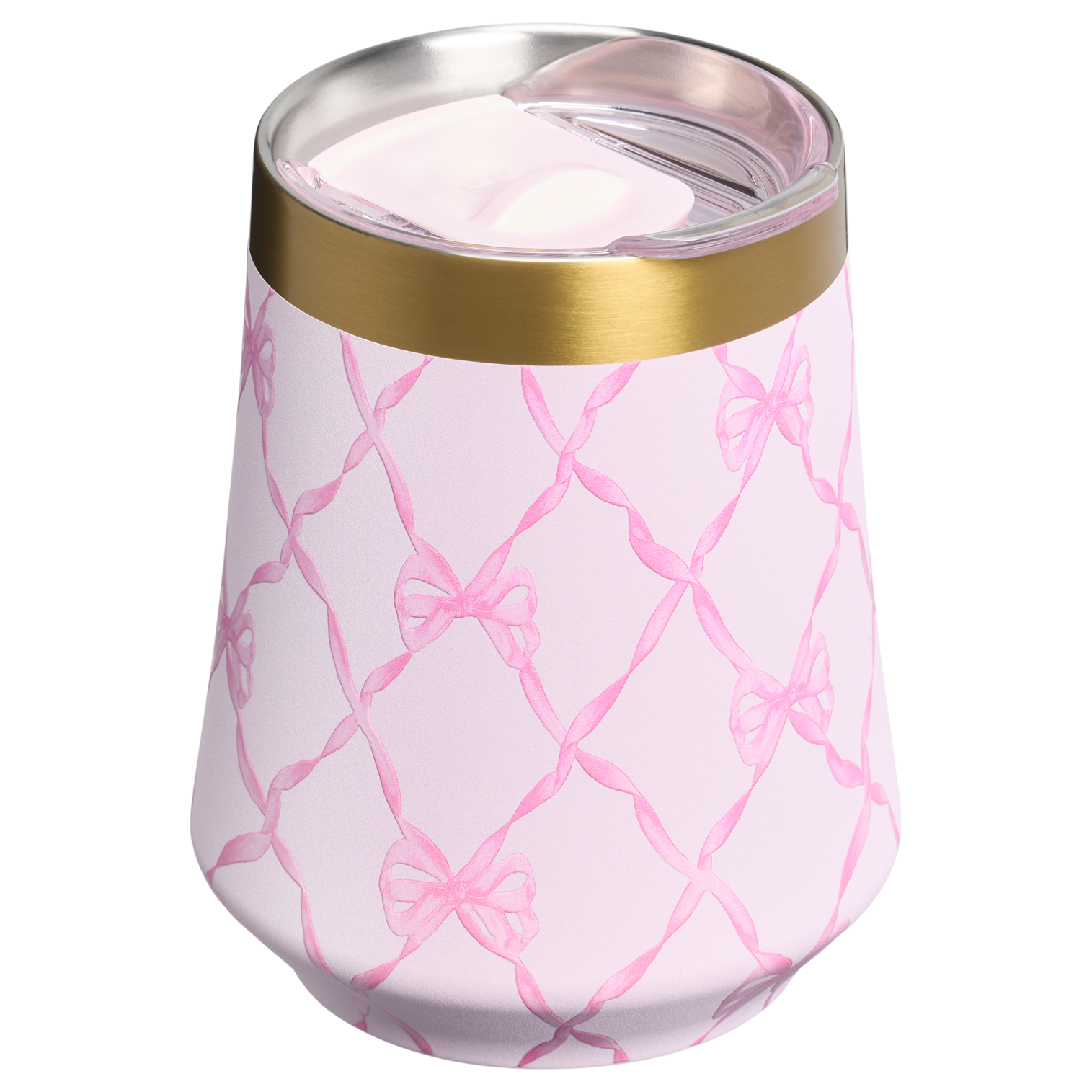 Vacuum Insulated Wine Stanley 1913 x LoveShackFancy Holiday Reserve Wine Tumbler D204X - Shatterproof Flavor-Preserving Cocktail Tumbler with Lid Detail