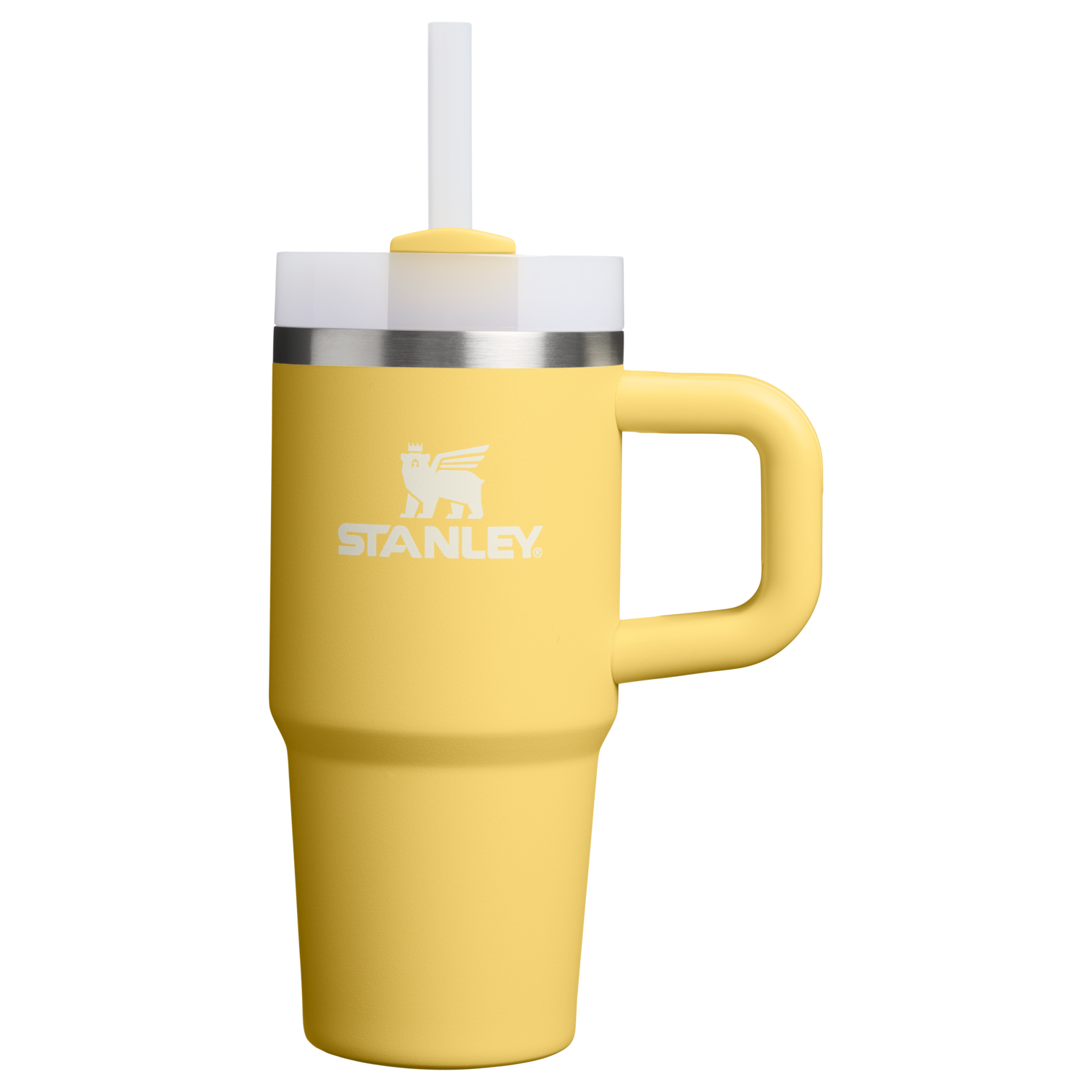 Double-Wall Vacuum The Quencher H2.O Flowstate Tumbler D068Z - Double-Wall Vacuum Insulated Travel Tumbler with Straw - Daffodil