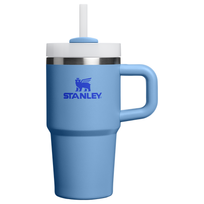 Insulated Travel The Quencher H2.O Flowstate Tumbler D069R - Premium Stainless Steel Straw Cup for All-Day Hydration - Blue Sky
