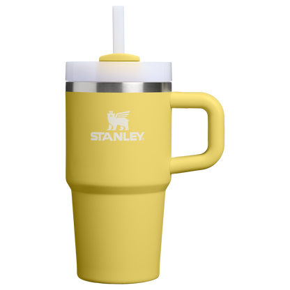 Insulated Travel The Quencher H2.O Flowstate Tumbler D069R - Premium Stainless Steel Straw Cup for All-Day Hydration - Daffodil