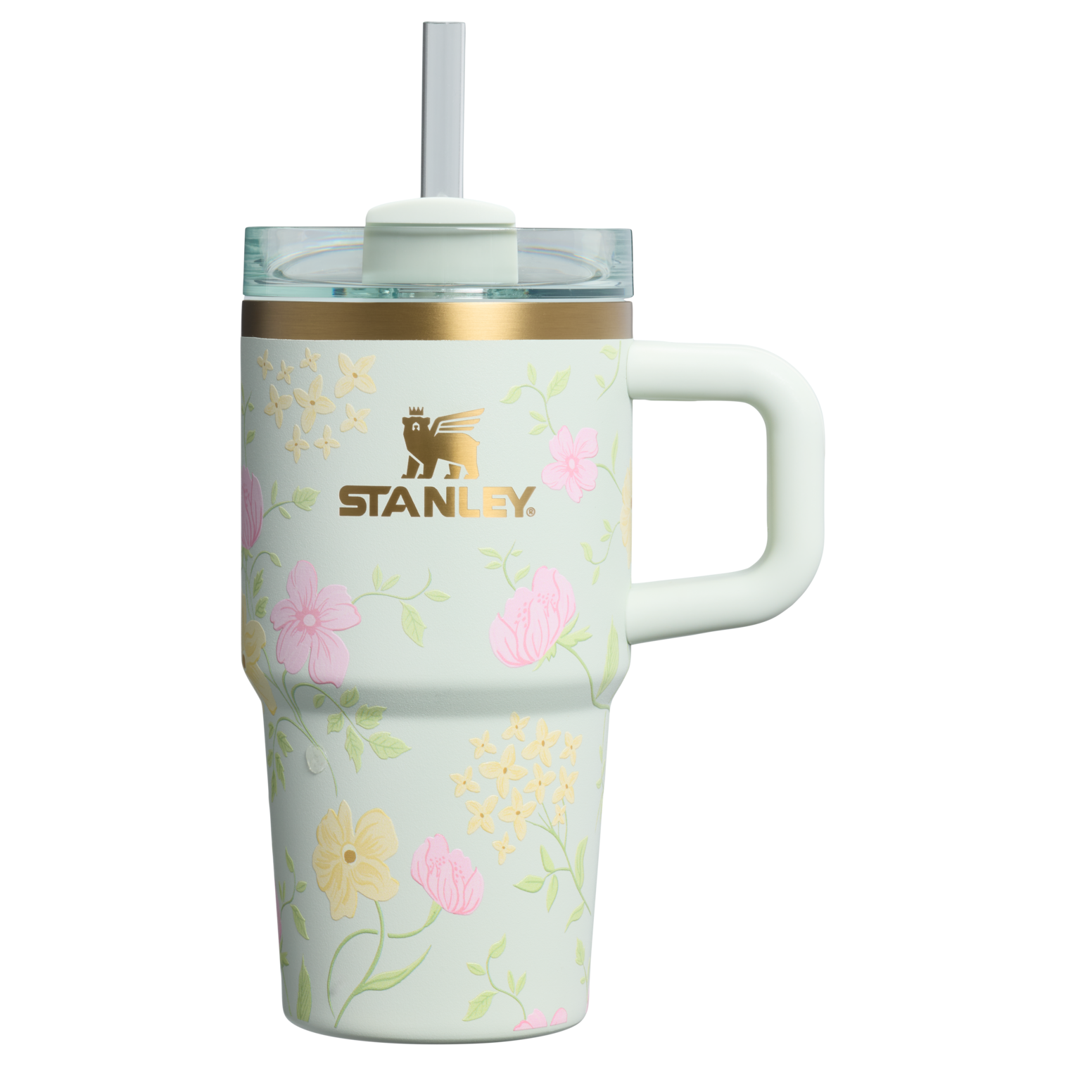 Insulated Travel The Easter Quencher H2.0  Flowstate Tumbler D259S - 40oz Large Capacity Car-Cup Friendly Quencher - Spring Blossoms