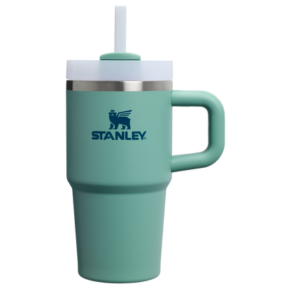 Splash-Resistant FlowState The Quencher H2.O Flowstate Tumbler | Stanley Create D274S - Double-Wall Vacuum Insulated Travel Tumbler with Straw - Spring Green
