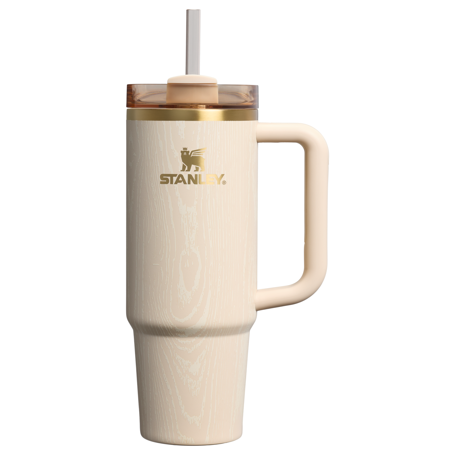 Insulated Travel The Cheers & Cheer Quencher H2.0 Flowstate Tumbler D189S - Double-Wall Vacuum Insulated Travel Tumbler with Straw - Birch Woodgrain