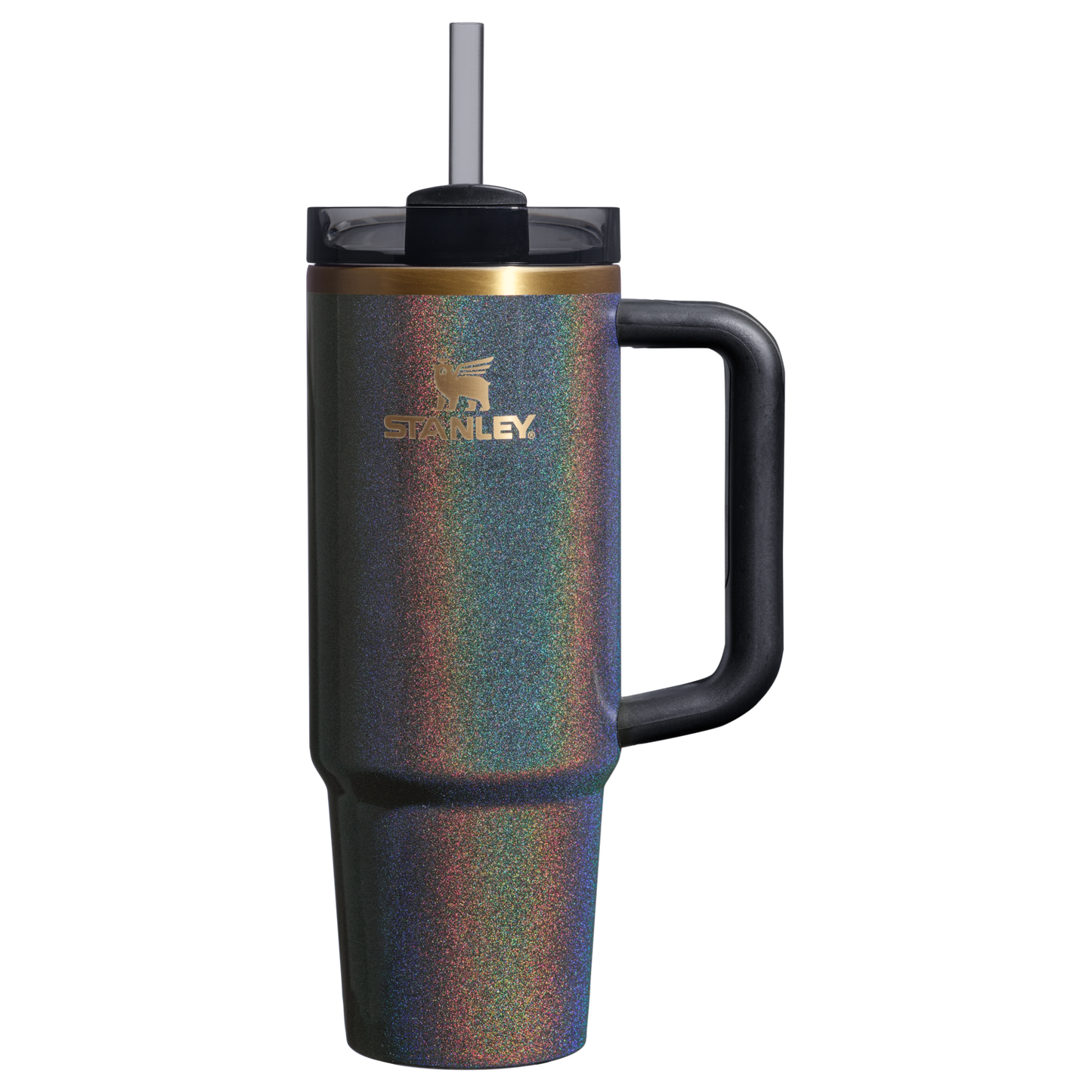 Large Capacity The Dream Weaver Quencher H2.0 Flowstate Tumbler D283T - Double-Wall Vacuum Insulated Travel Tumbler with Straw - Fairy Dust
