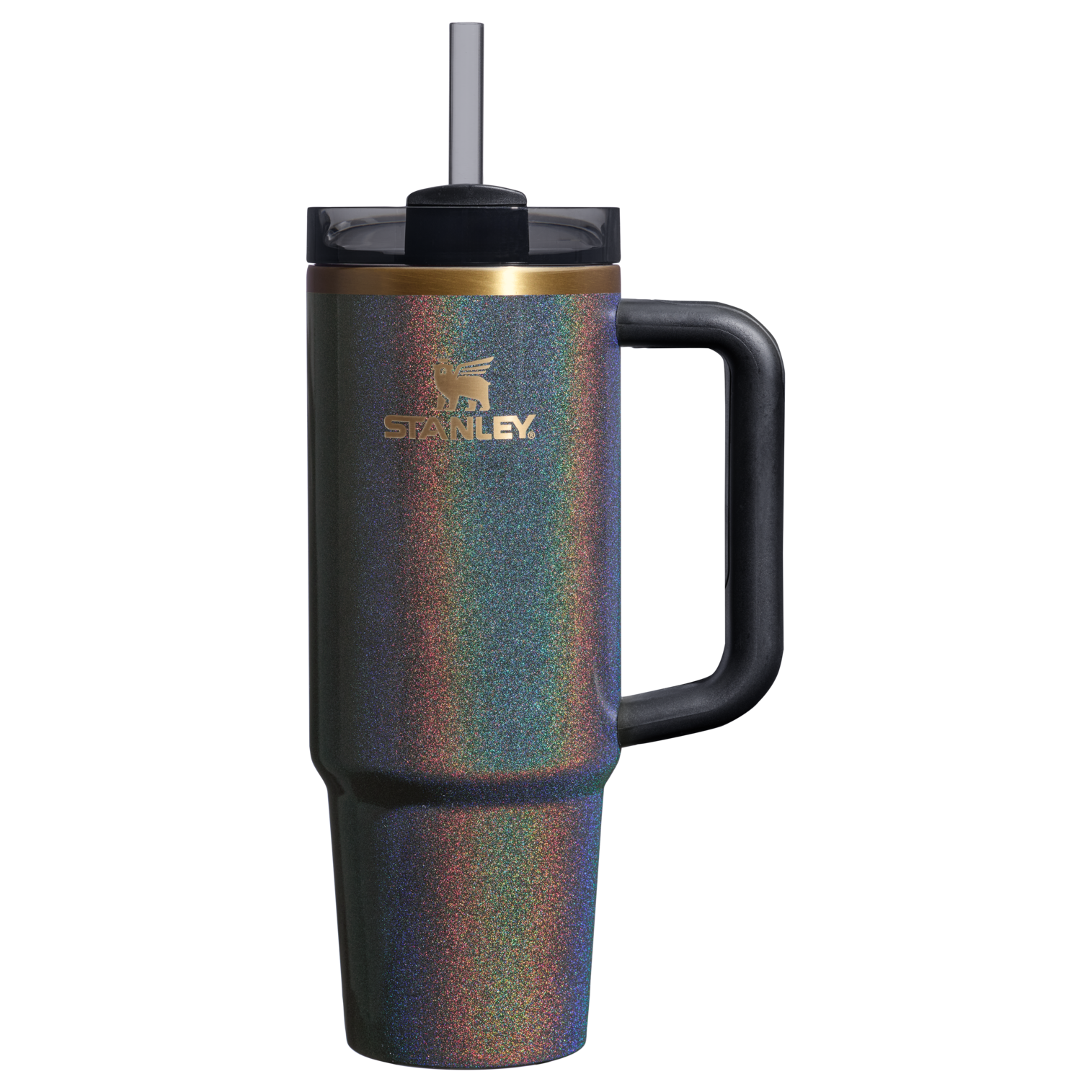 Large Capacity The Dream Weaver Quencher H2.0 Flowstate Tumbler D283T - Double-Wall Vacuum Insulated Travel Tumbler with Straw - Fairy Dust