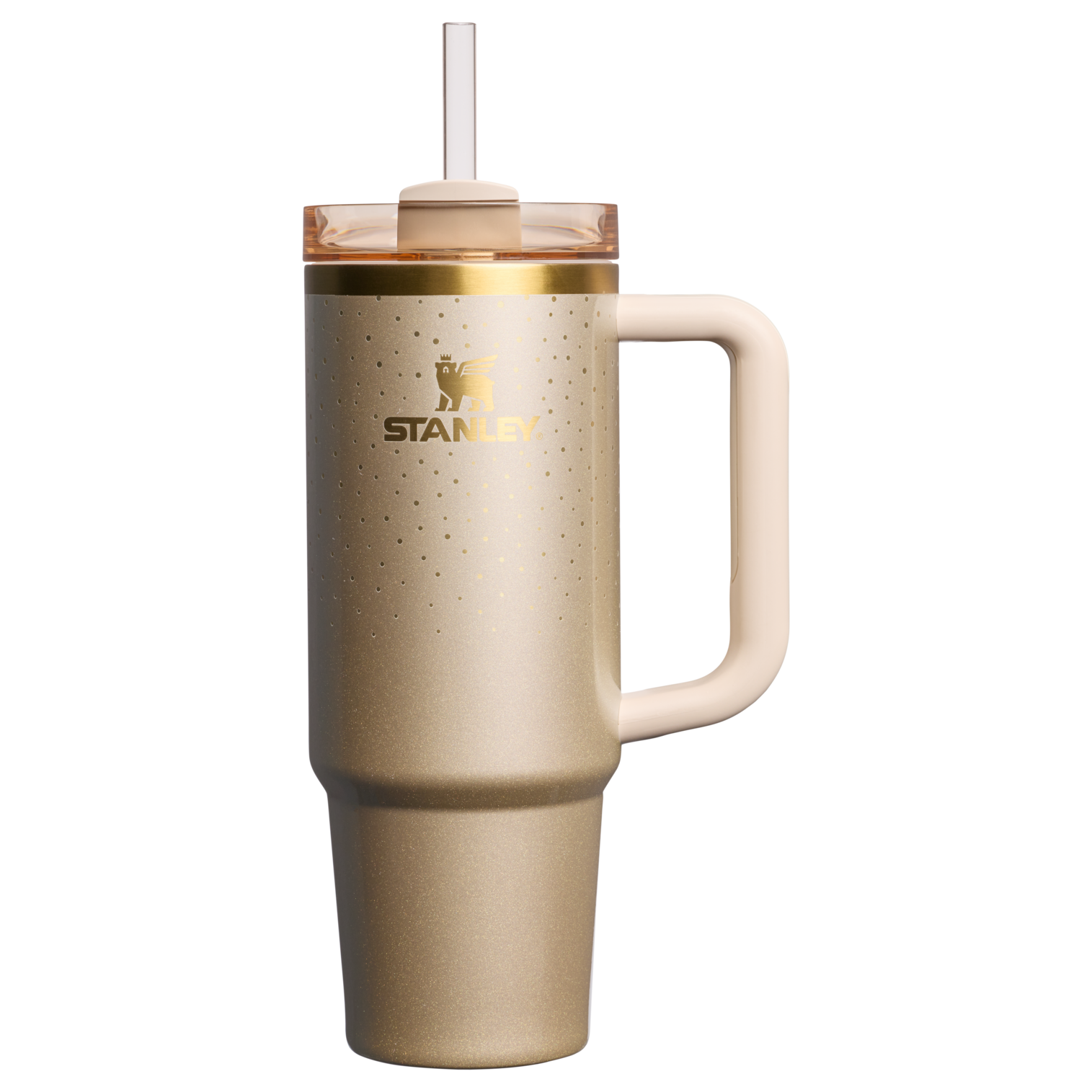 Insulated Travel The Cheers & Cheer Quencher H2.0 Flowstate Tumbler D189S - Double-Wall Vacuum Insulated Travel Tumbler with Straw - Prosecco Shimmer