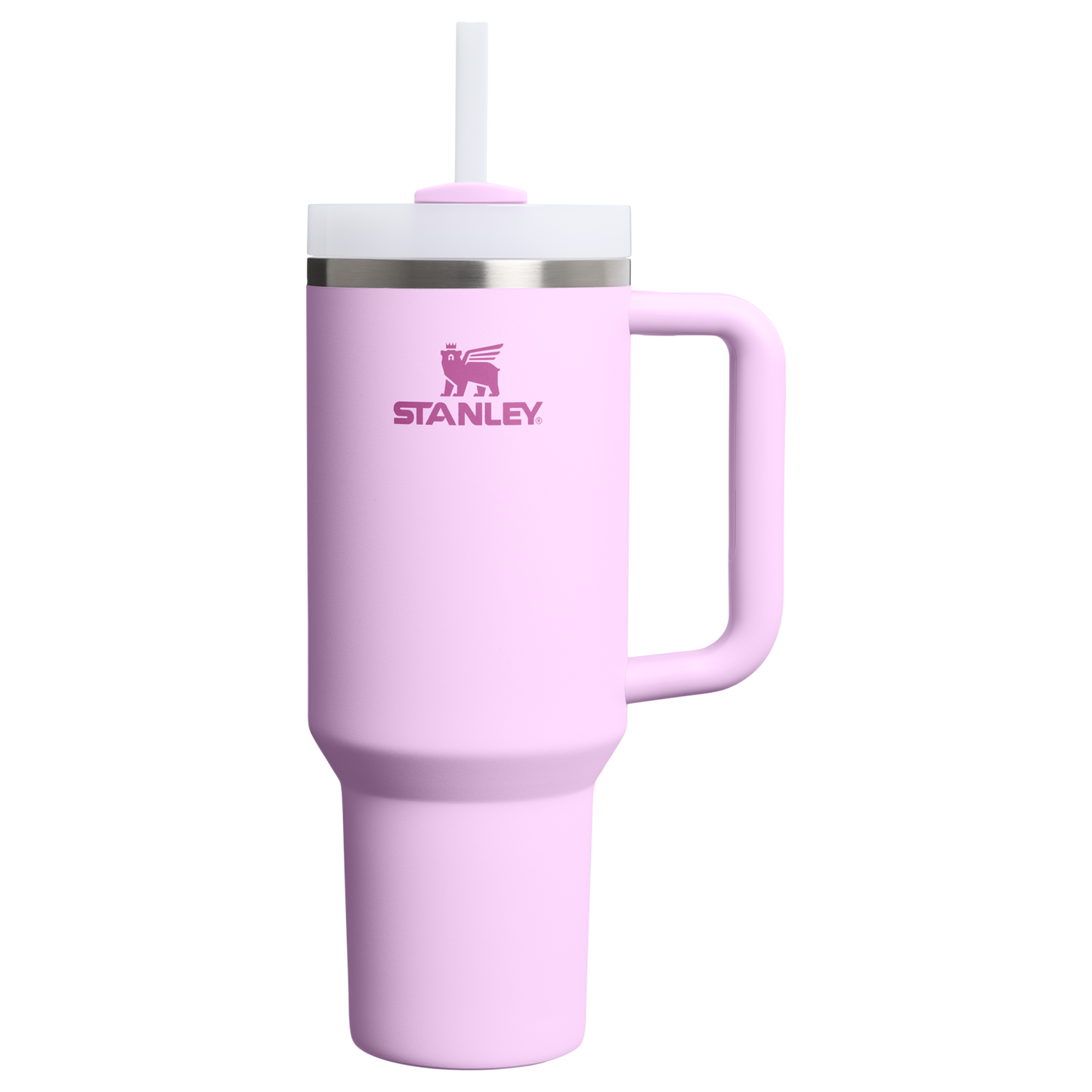 Double-Wall Vacuum The Quencher H2.0 Flowstate Tumbler  | Stanley Create D332L - Double-Wall Vacuum Insulated Travel Tumbler with Straw - Soft Orchid