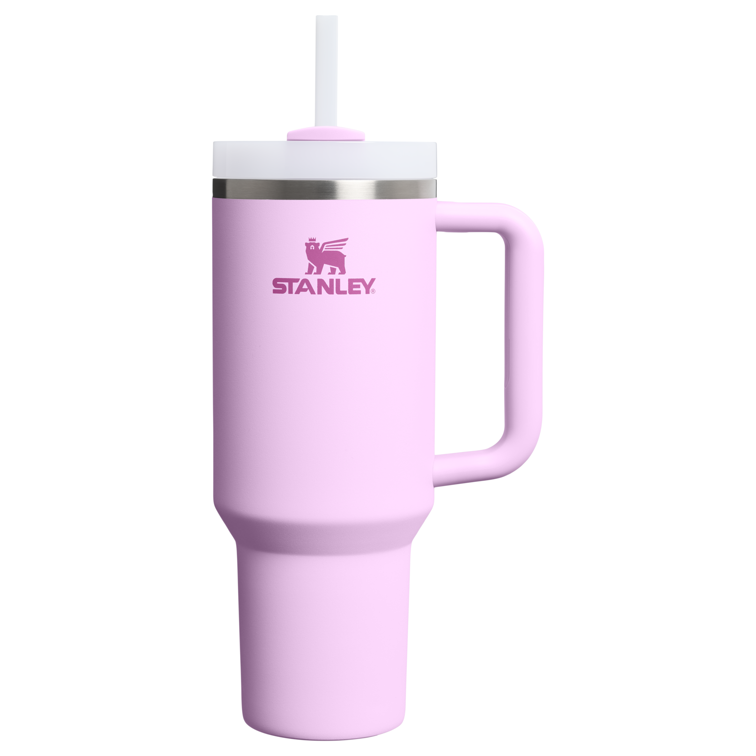 Large Capacity The Quencher H2.0 Flowstate Tumbler D050X - Double-Wall Vacuum Insulated Travel Tumbler with Straw - Soft Orchid