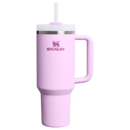 Large Capacity The Quencher H2.0 Flowstate Tumbler D050X - Double-Wall Vacuum Insulated Travel Tumbler with Straw - Soft Orchid