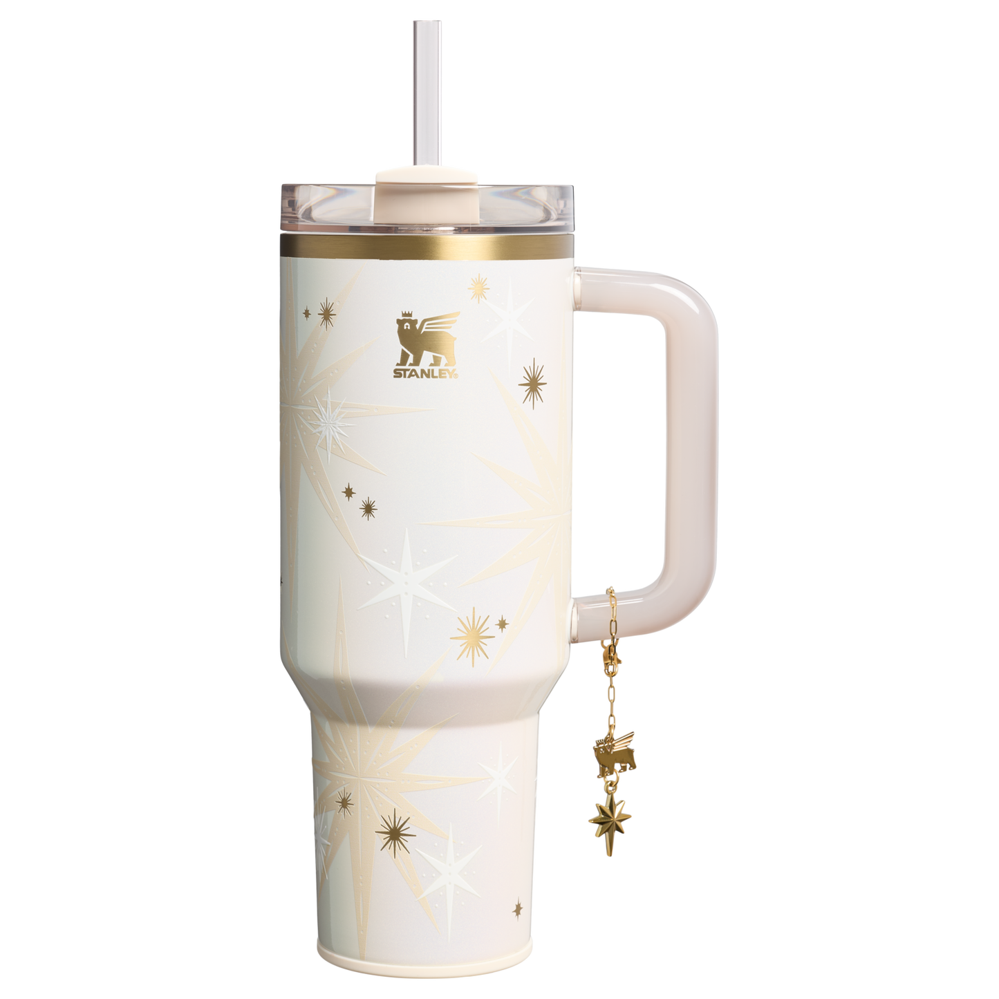 Car-Cup Friendly The Quencher Luxe H2.0 Flowstate Tumbler D368A - Double-Wall Vacuum Insulated Travel Tumbler with Straw - Starlight Shimmer