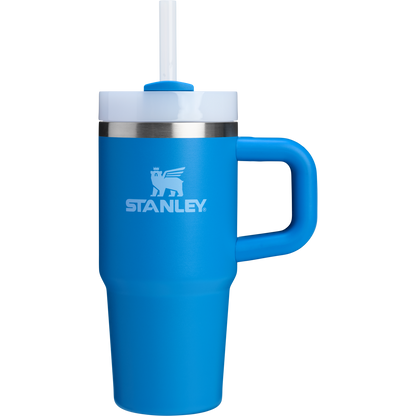 Splash-Resistant FlowState The Quencher H2.O Flowstate Tumbler | Stanley Create D291F - Double-Wall Vacuum Insulated Travel Tumbler with Straw Detail