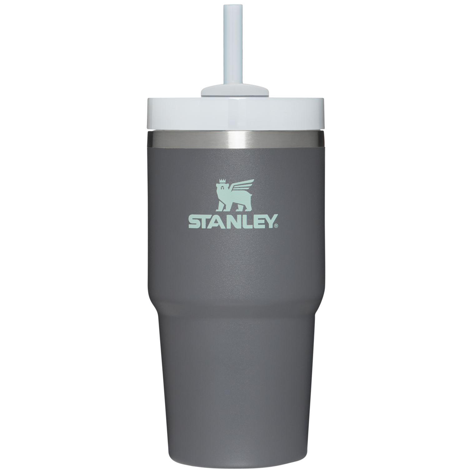 Double-Wall Vacuum The Quencher H2.0 Flowstate Tumbler D030T - Double-Wall Vacuum Insulated Travel Tumbler with Straw - Charcoal
