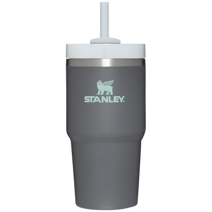 Double-Wall Vacuum The Quencher H2.0 Flowstate Tumbler D030T - Double-Wall Vacuum Insulated Travel Tumbler with Straw - Charcoal