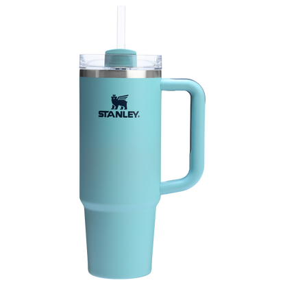 Splash-Resistant FlowState The Quencher H2.0 Flowstate Tumbler D051L - Double-Wall Vacuum Insulated Travel Tumbler with Straw Detail