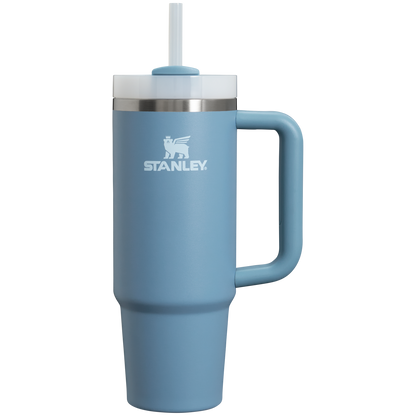 Splash-Resistant FlowState The Quencher H2.0 Flowstate Tumbler D051L - Double-Wall Vacuum Insulated Travel Tumbler with Straw Detail