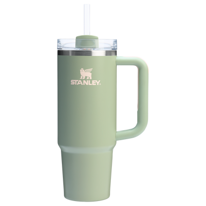 Splash-Resistant FlowState The Quencher H2.0 Flowstate Tumbler D051L - Double-Wall Vacuum Insulated Travel Tumbler with Straw Detail