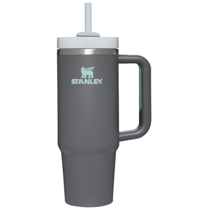 Splash-Resistant FlowState The Quencher H2.0 Flowstate Tumbler D051L - Double-Wall Vacuum Insulated Travel Tumbler with Straw Detail