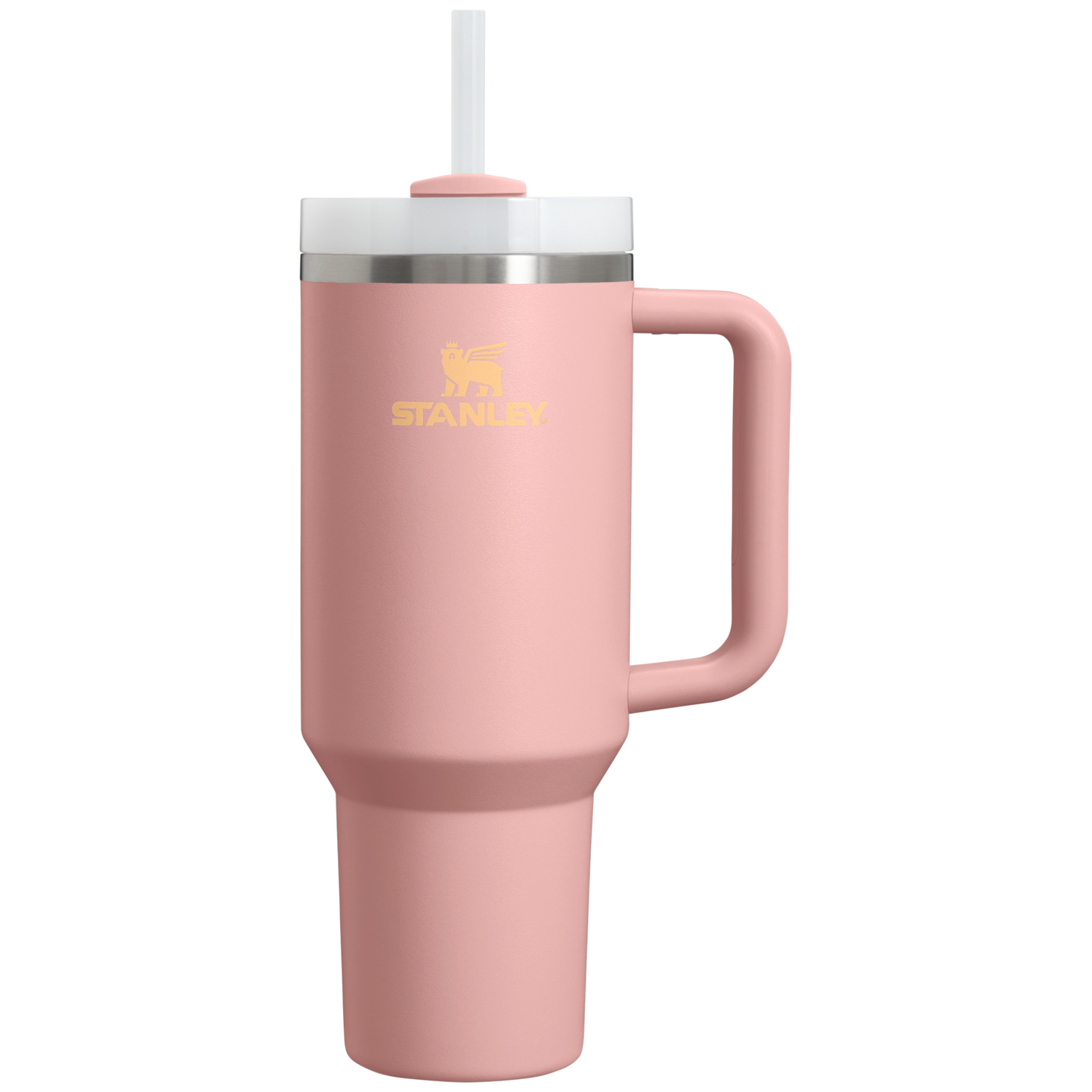 Large Capacity The Quencher H2.0 Flowstate Tumbler D050X - Double-Wall Vacuum Insulated Travel Tumbler with Straw - Peach Rose
