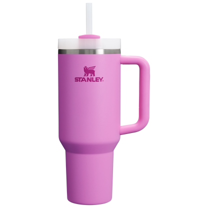 Large Capacity The Quencher H2.0 Flowstate Tumbler D050X - Double-Wall Vacuum Insulated Travel Tumbler with Straw - Peony