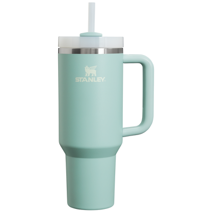 Double-Wall Vacuum The Quencher H2.0 Flowstate Tumbler  | Stanley Create D332L - Double-Wall Vacuum Insulated Travel Tumbler with Straw Detail
