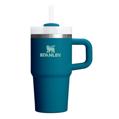 Insulated Travel The Quencher H2.O Flowstate Tumbler D069R - Premium Stainless Steel Straw Cup for All-Day Hydration - Coastal Teal