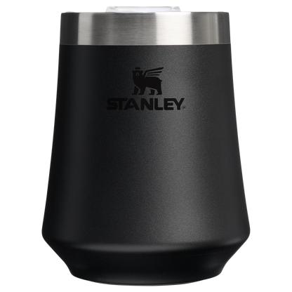 Vacuum Insulated Wine The Reserve Wine Tumbler | Stanley Create D302P - Premium Insulated Egg-Shaped Wine Glass for Outdoors - Black 2.0