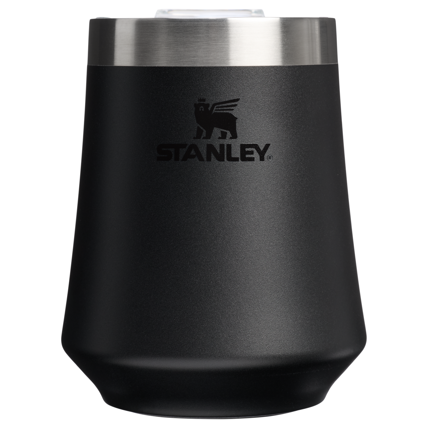Premium Matte The Reserve Wine Tumbler D125V - Reserve Collection Stainless Steel Whiskey Cup - Black 2.0