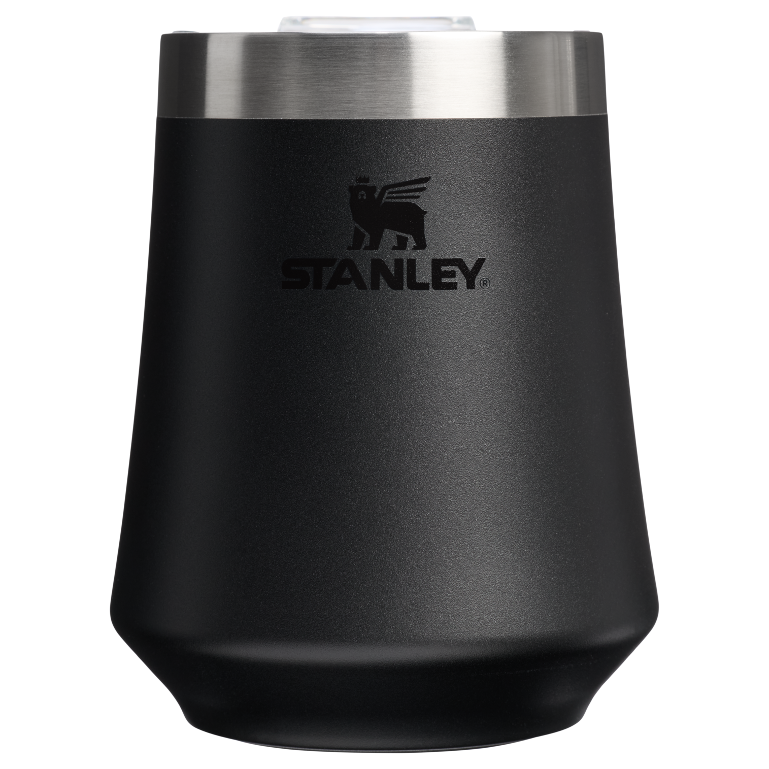 Premium Matte The Reserve Wine Tumbler D125V - Reserve Collection Stainless Steel Whiskey Cup - Black 2.0