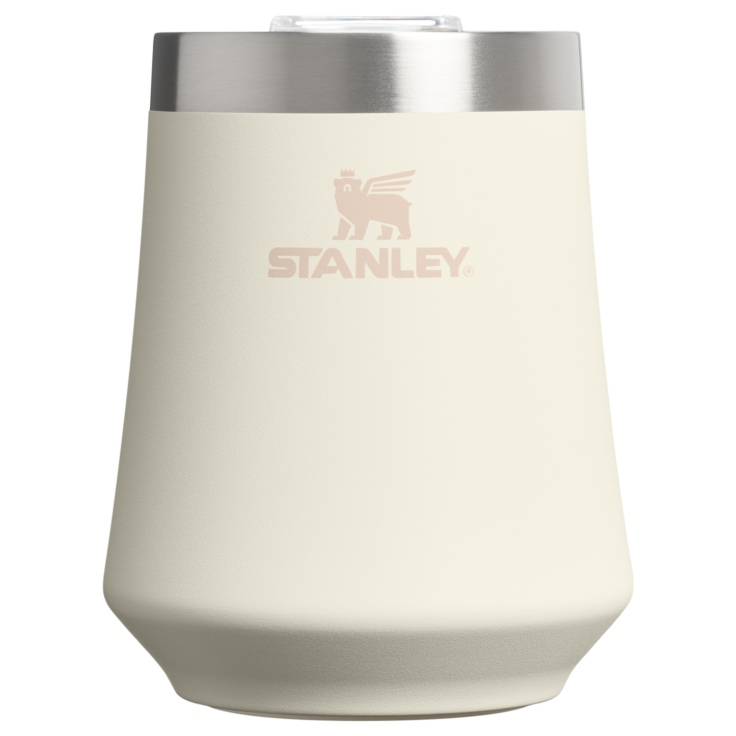 Vacuum Insulated Wine The Reserve Wine Tumbler | Stanley Create D302P - Premium Insulated Egg-Shaped Wine Glass for Outdoors - Cream