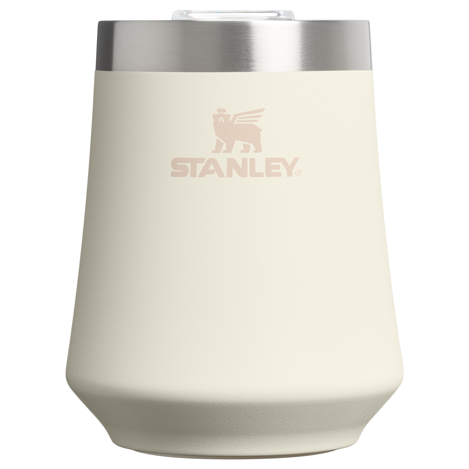 Premium Matte The Reserve Wine Tumbler D125V - Reserve Collection Stainless Steel Whiskey Cup - Cream