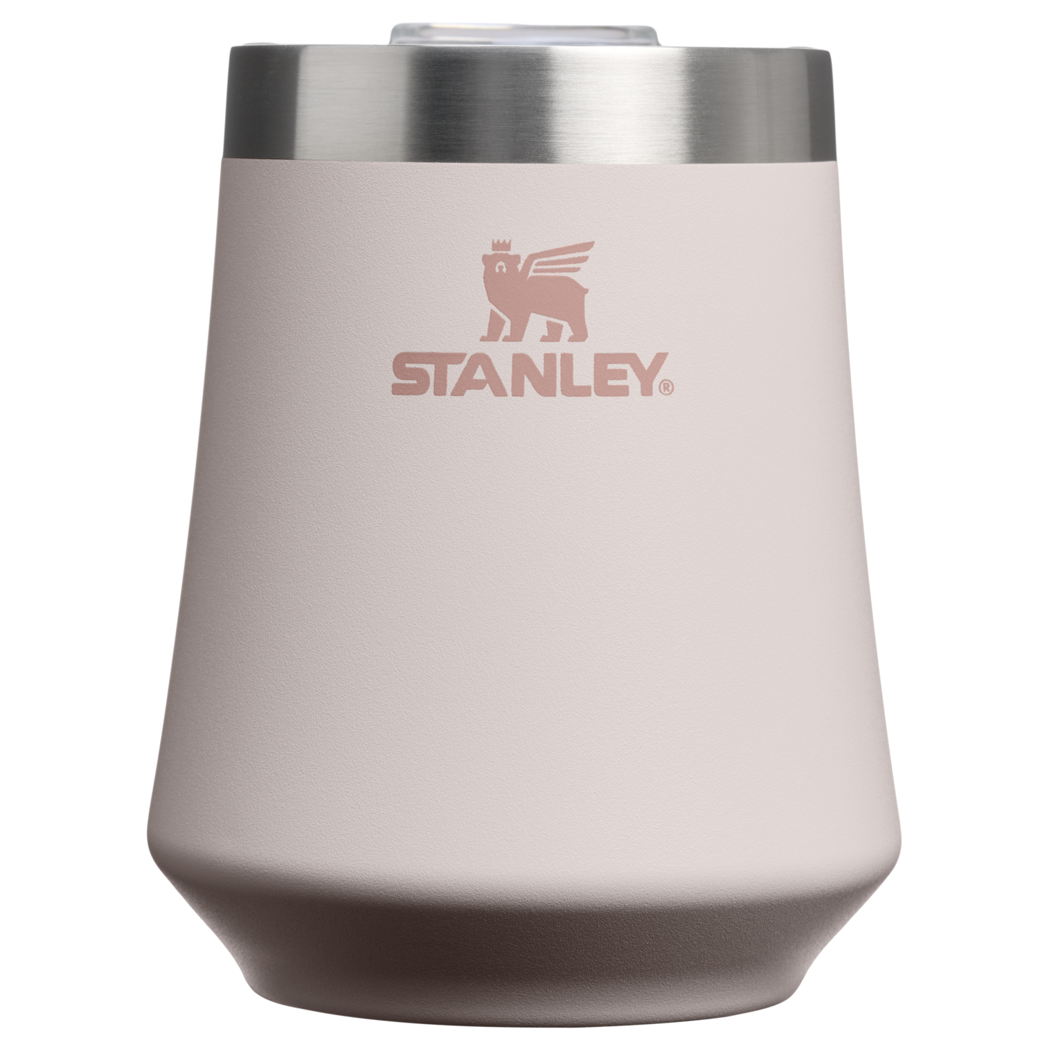 Vacuum Insulated Wine The Reserve Wine Tumbler | Stanley Create D302P - Premium Insulated Egg-Shaped Wine Glass for Outdoors - Rose Quartz