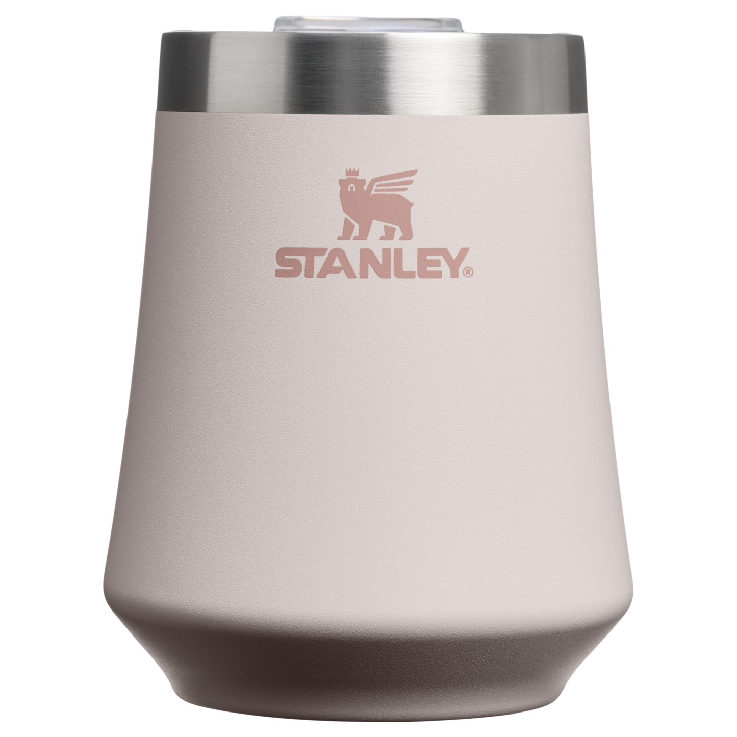 Premium Matte The Reserve Wine Tumbler D125V - Reserve Collection Stainless Steel Whiskey Cup - Rose Quartz