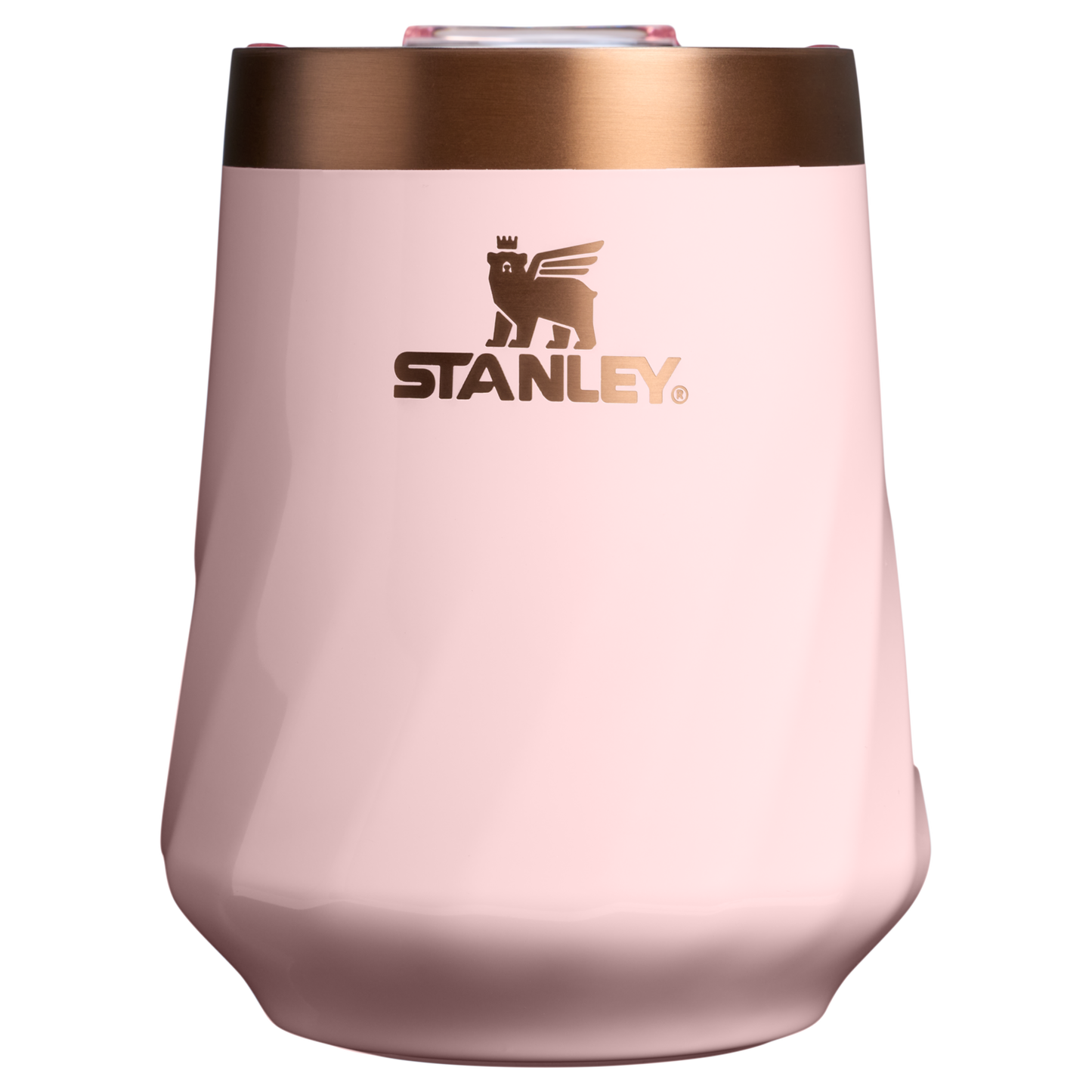 Flavor-Preserving The Valentine’s Day Textured Reserve Wine Tumbler D233K - Reserve Collection Stainless Steel Whiskey Cup - Pink Velvet Gloss