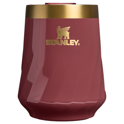 Flavor-Preserving The Valentine’s Day Textured Reserve Wine Tumbler D233K - Reserve Collection Stainless Steel Whiskey Cup - Red Velvet Gloss